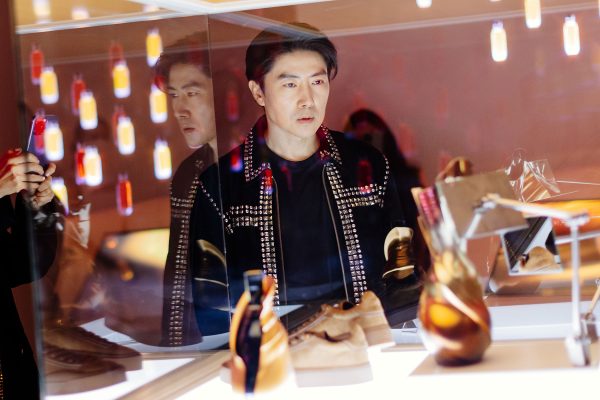 The Hennessy X.O x Kim Jones masterpiece has most guests mesmerised.